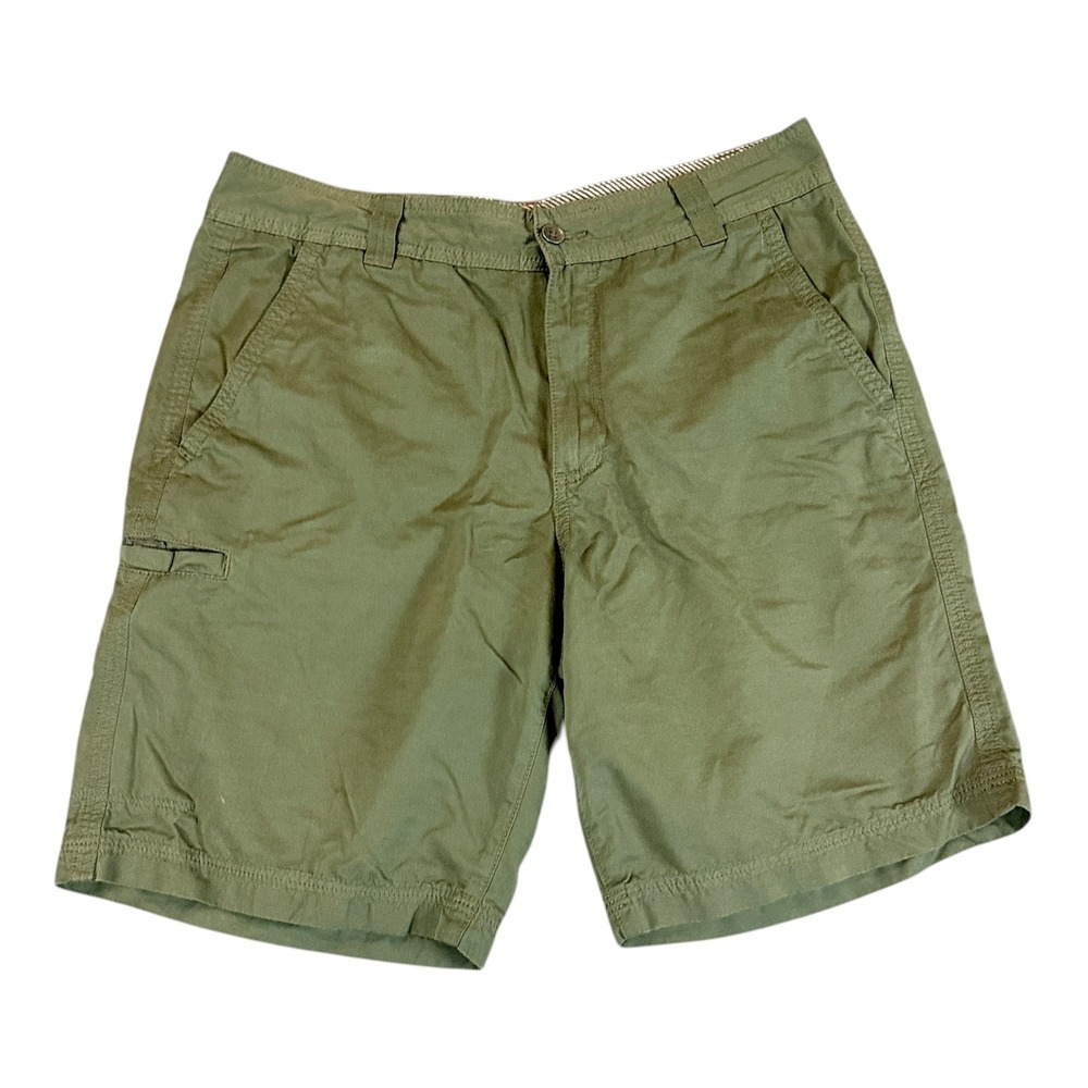 Royal Robbins Shorts Mens 34 Olive Green Outdoor Hiking Utility Fishing Camping